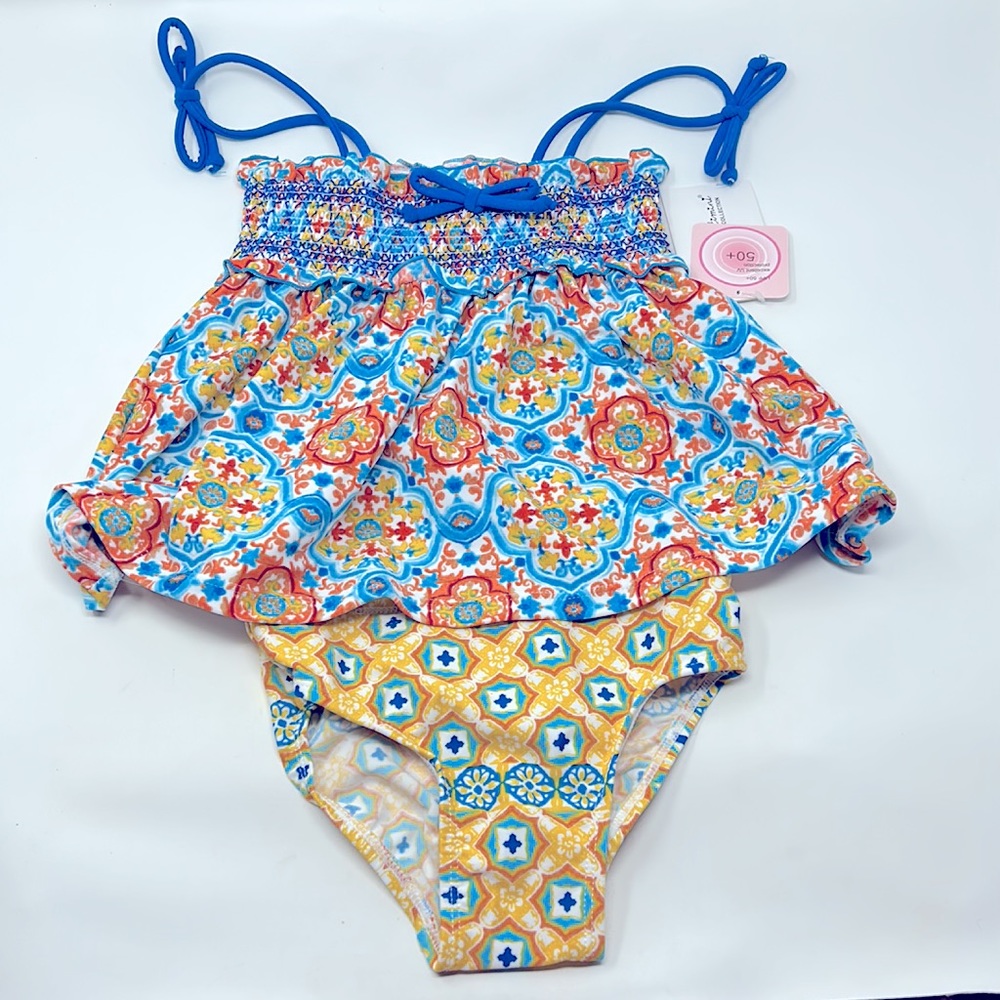 Floatimini Collection Toddler Girl’s 2-Piece Tankini Size 3T Brand New W/Tags